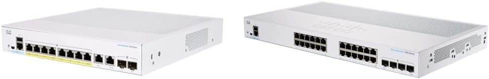 Cisco Business CBS350-8P-E-2G Managed Switch | 8 Port GE | PoE | Ext PS | 2x1G Combo | Limited Lifetime Protection (CBS350-8P-E-2G-NA) Cisco Business CBS350-8P-E-2G Managed Switch | 8 Port GE | PoE | Ext PS | 2x1G Combo | Limited Lifetime Protection (CBS350-8P-E-2G-NA)