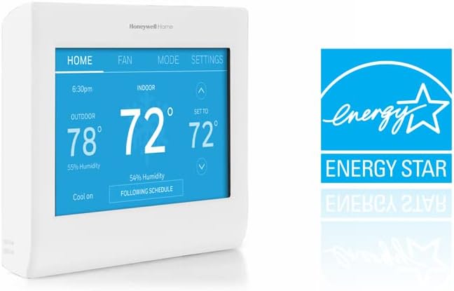 Honeywell Home RTH9585WF Wi-Fi Smart Color Thermostat, 7 Day Programmable, Touch Screen, Energy Star, Alexa Ready, C-Wire Required, Not Compatible with Line Volt Heating Gray Honeywell Home RTH9585WF Wi-Fi Smart Color Thermostat, 7 Day Programmable, Touch Screen, Energy Star, Alexa Ready, C-Wire Required, Not Compatible with Line Volt Heating Gray