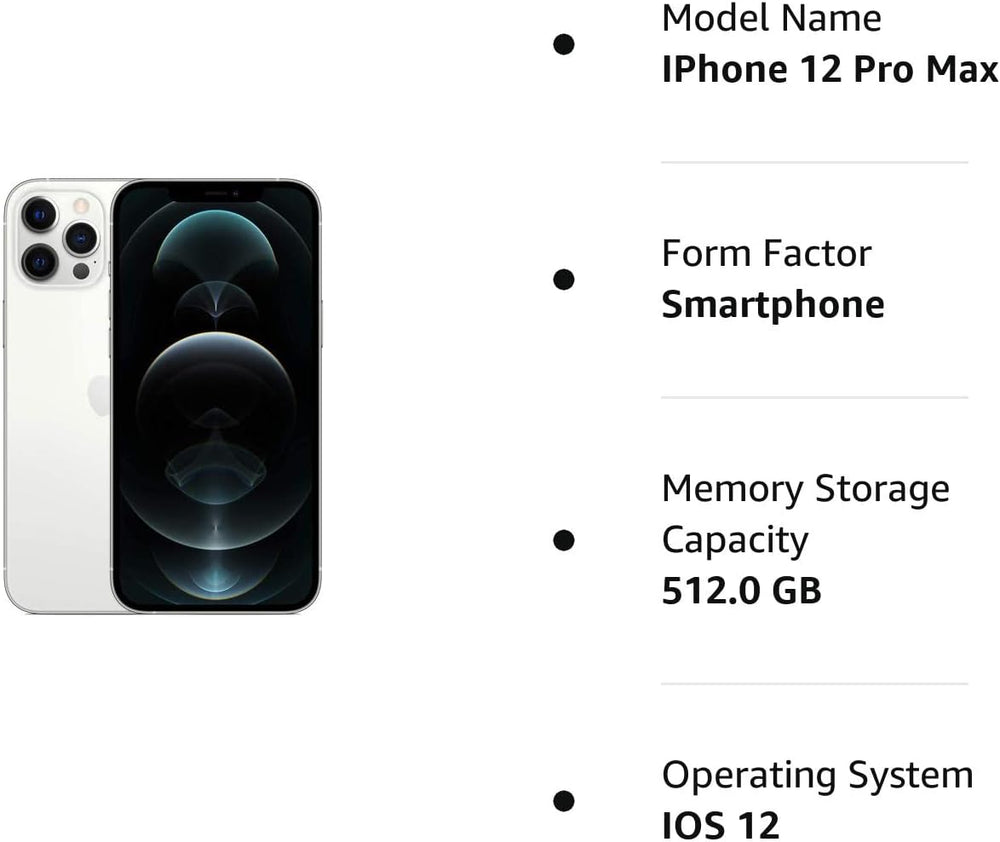Apple iPhone 12 Pro, 128GB, Graphite - Fully Unlocked (Renewed) Apple iPhone 12 Pro, 128GB, Graphite - Fully Unlocked (Renewed)