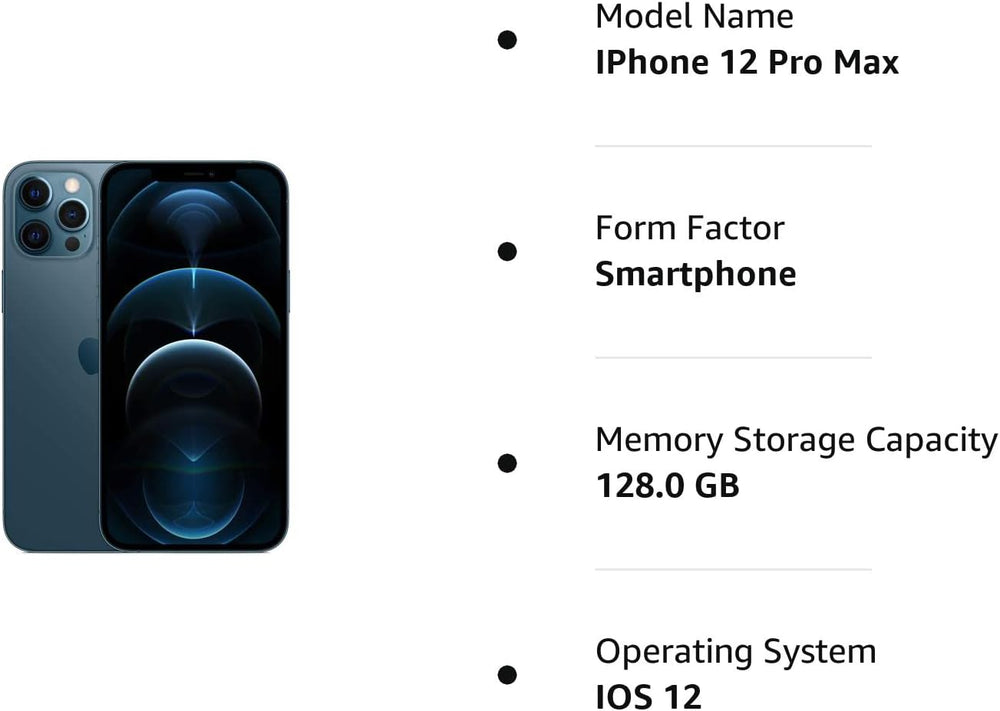 Apple iPhone 12 Pro, 128GB, Graphite - Fully Unlocked (Renewed) Apple iPhone 12 Pro, 128GB, Graphite - Fully Unlocked (Renewed)