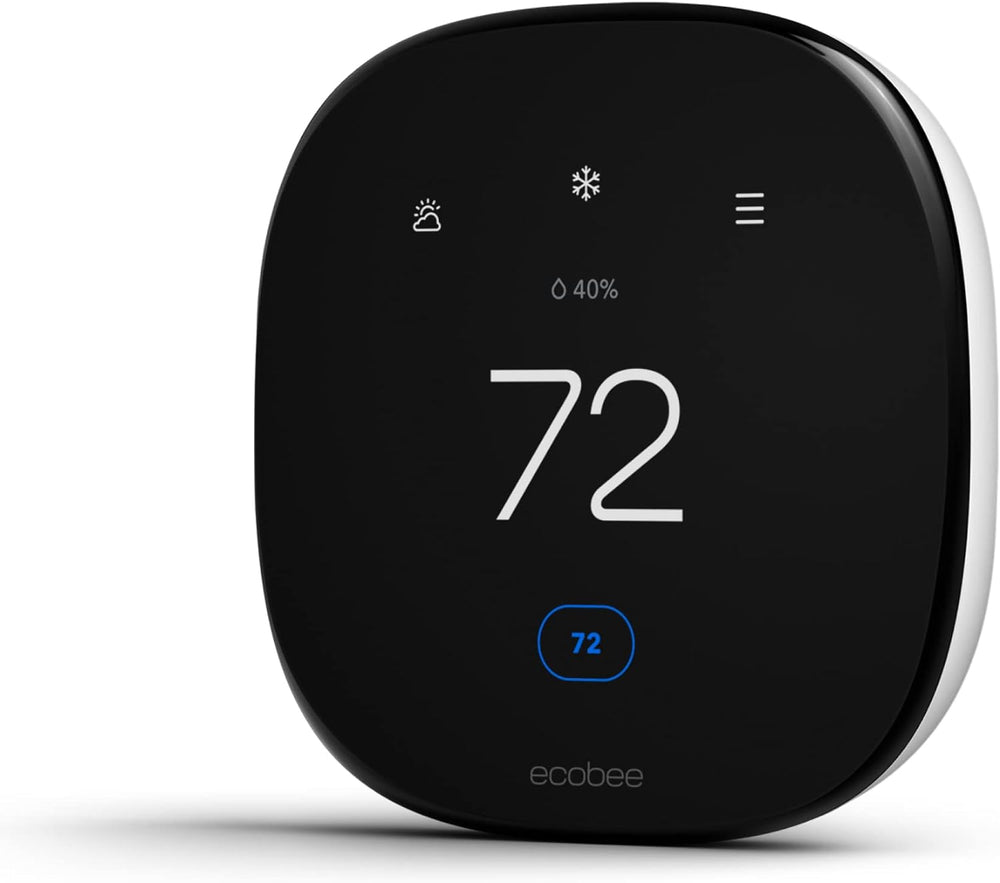 ecobee New Smart Thermostat Premium with Smart Sensor and Air Quality Monitor - Programmable Wifi Thermostat - Works with Siri, Alexa, Google Assistant ecobee New Smart Thermostat Premium with Smart Sensor and Air Quality Monitor - Programmable Wifi Thermostat - Works with Siri, Alexa, Google Assistant