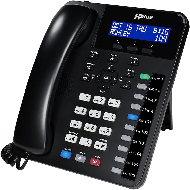 XBLUE X16 Plus Small Business Phone System Bundle with (3) XD10 Digital Phones - Capacity is (6) Outside Line & (16) Digital Phones - Includes Auto Attendant, Voicemail, Caller ID, Paging & Intercom XBLUE X16 Plus Small Business Phone System Bundle with (3) XD10 Digital Phones - Capacity is (6) Outside Line & (16) Digital Phones - Includes Auto Attendant, Voicemail, Caller ID, Paging & Intercom