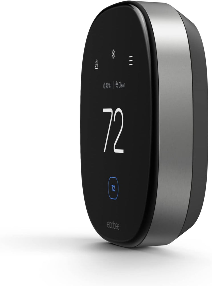 ecobee New Smart Thermostat Premium with Smart Sensor and Air Quality Monitor - Programmable Wifi Thermostat - Works with Siri, Alexa, Google Assistant ecobee New Smart Thermostat Premium with Smart Sensor and Air Quality Monitor - Programmable Wifi Thermostat - Works with Siri, Alexa, Google Assistant