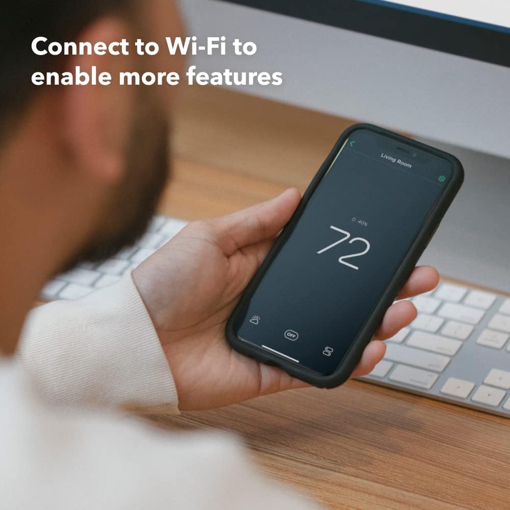 ecobee New Smart Thermostat Premium with Smart Sensor and Air Quality Monitor - Programmable Wifi Thermostat - Works with Siri, Alexa, Google Assistant ecobee New Smart Thermostat Premium with Smart Sensor and Air Quality Monitor - Programmable Wifi Thermostat - Works with Siri, Alexa, Google Assistant