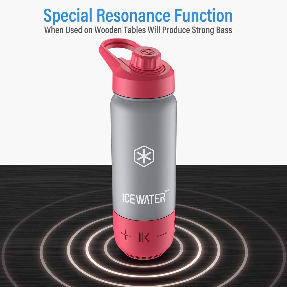 ICEWATER 3-in-1 Smart Water Bottle, Glows to Remind You to Keep Hydrated, Bluetooth Speaker & Dancing Lights, Plastic Water Bottle With Chug Lid, Great Christmas Gift (20 oz, Black) ICEWATER 3-in-1 Smart Water Bottle, Glows to Remind You to Keep Hydrated, Bluetooth Speaker & Dancing Lights, Plastic Water Bottle With Chug Lid, Great Christmas Gift (20 oz, Black)