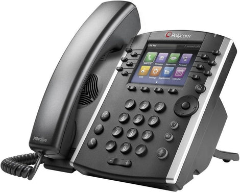 Polycom 2200-46162-025 VVX 410 12-Line IP Phone Gigabit PoE (Power Supply not Included)