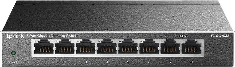 TP-Link TL-SG105, 5 Port Gigabit Unmanaged Ethernet Switch, Network Hub, Ethernet Splitter, Plug & Play, Fanless Metal Design, Shielded Ports, Traffic Optimization,Navy Blue TP-Link TL-SG105, 5 Port Gigabit Unmanaged Ethernet Switch, Network Hub, Ethernet Splitter, Plug & Play, Fanless Metal Design, Shielded Ports, Traffic Optimization,Navy Blue