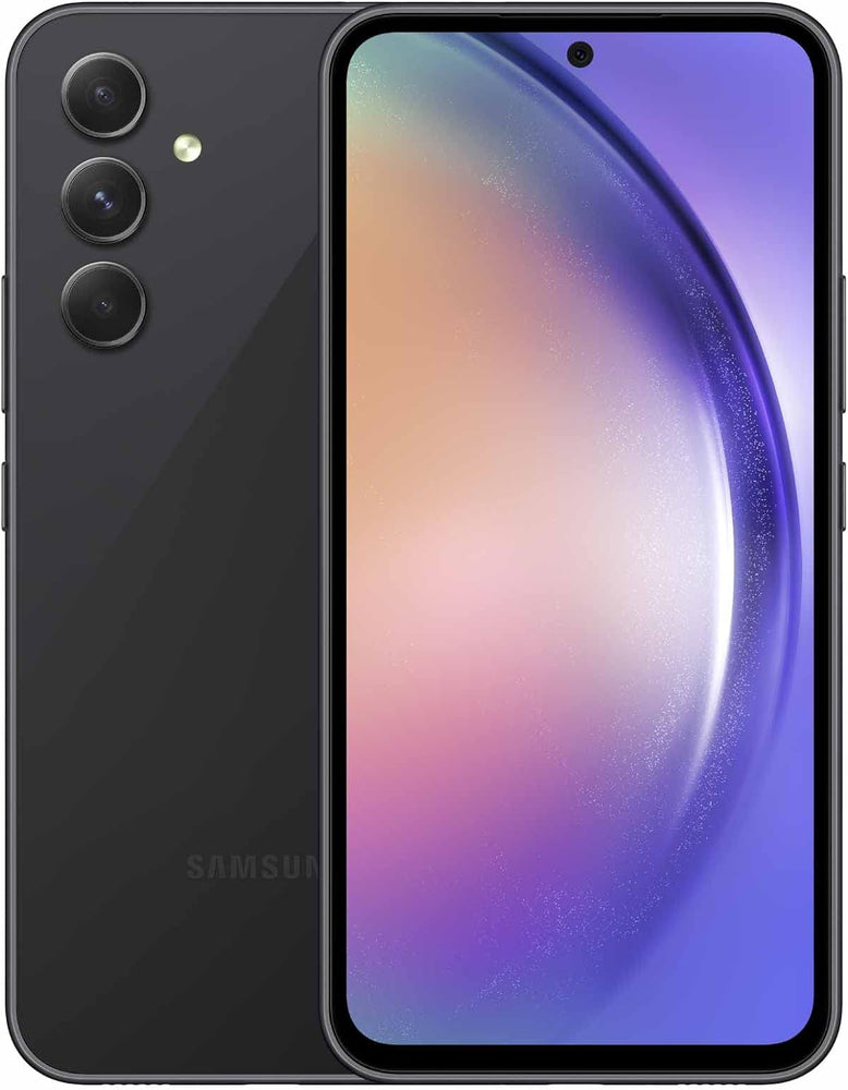 SAMSUNG Galaxy A54 5G A Series Cell Phone, Unlocked Android Smartphone, 128GB, 6.4” Fluid Display Screen, Pro Grade Camera, Long Battery Life, Refined Design, US Version, 2023, Awesome Black SAMSUNG Galaxy A54 5G A Series Cell Phone, Unlocked Android Smartphone, 128GB, 6.4” Fluid Display Screen, Pro Grade Camera, Long Battery Life, Refined Design, US Version, 2023, Awesome Black