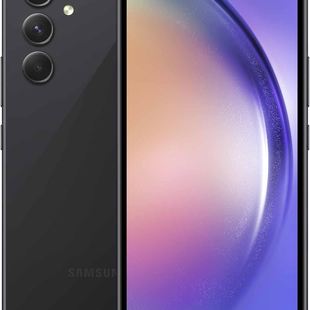 SAMSUNG Galaxy A54 5G A Series Cell Phone, Unlocked Android Smartphone, 128GB, 6.4” Fluid Display Screen, Pro Grade Camera, Long Battery Life, Refined Design, US Version, 2023, Awesome Black SAMSUNG Galaxy A54 5G A Series Cell Phone, Unlocked Android Smartphone, 128GB, 6.4” Fluid Display Screen, Pro Grade Camera, Long Battery Life, Refined Design, US Version, 2023, Awesome Black