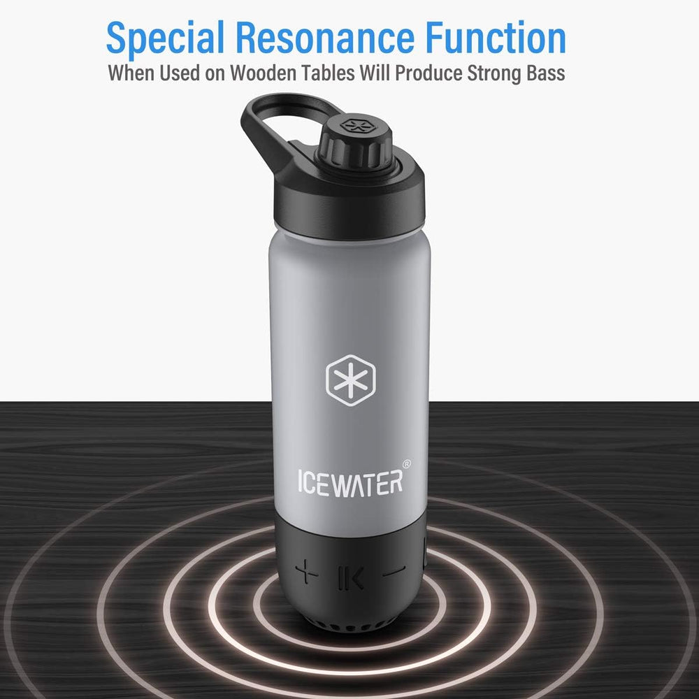 ICEWATER 3-in-1 Smart Water Bottle, Glows to Remind You to Keep Hydrated, Bluetooth Speaker & Dancing Lights, Plastic Water Bottle With Chug Lid, Great Christmas Gift (20 oz, Black) ICEWATER 3-in-1 Smart Water Bottle, Glows to Remind You to Keep Hydrated, Bluetooth Speaker & Dancing Lights, Plastic Water Bottle With Chug Lid, Great Christmas Gift (20 oz, Black)