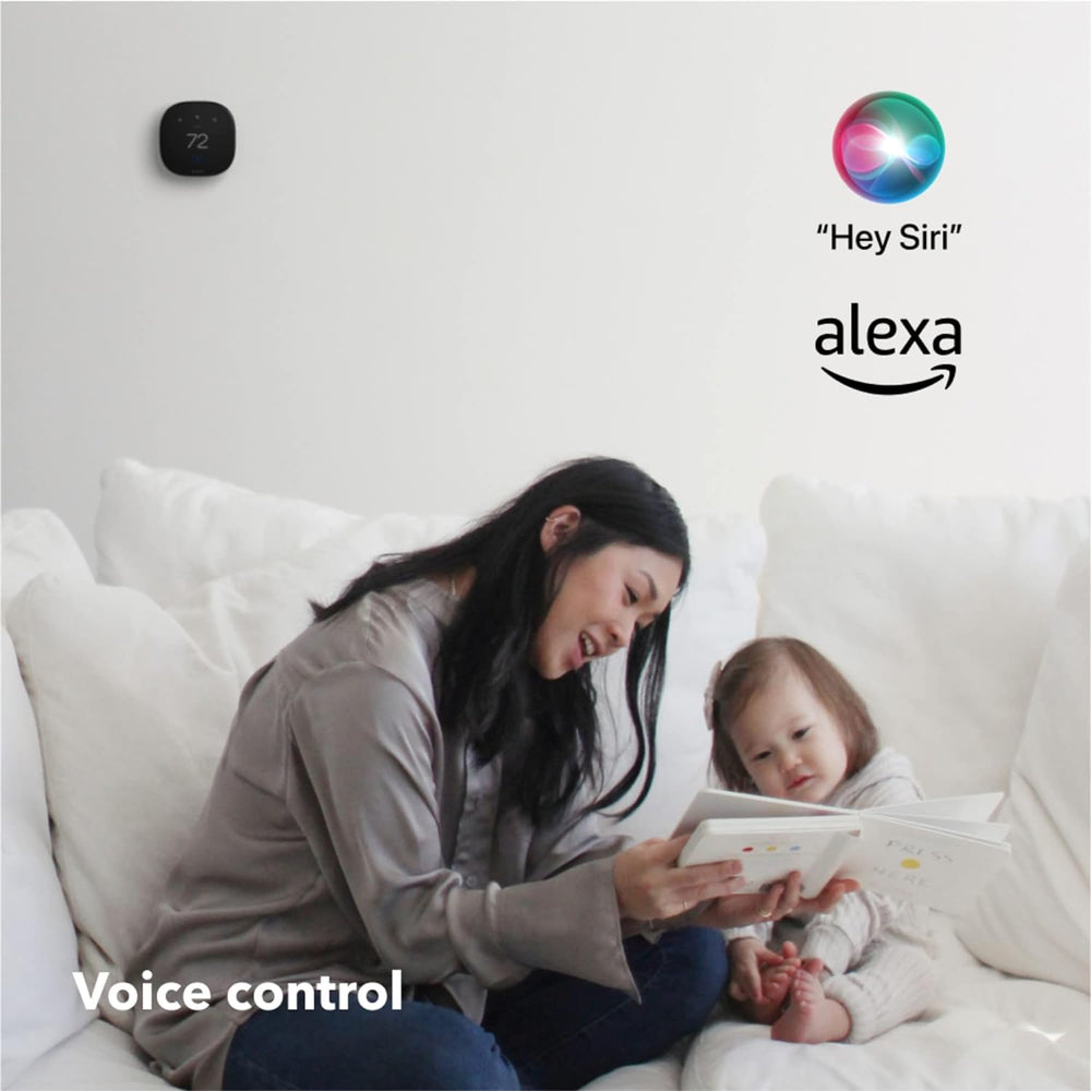 ecobee New Smart Thermostat Premium with Smart Sensor and Air Quality Monitor - Programmable Wifi Thermostat - Works with Siri, Alexa, Google Assistant ecobee New Smart Thermostat Premium with Smart Sensor and Air Quality Monitor - Programmable Wifi Thermostat - Works with Siri, Alexa, Google Assistant