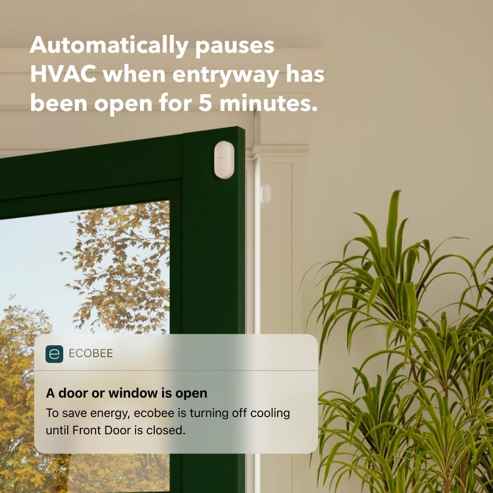 ecobee New Smart Thermostat Premium with Smart Sensor and Air Quality Monitor - Programmable Wifi Thermostat - Works with Siri, Alexa, Google Assistant ecobee New Smart Thermostat Premium with Smart Sensor and Air Quality Monitor - Programmable Wifi Thermostat - Works with Siri, Alexa, Google Assistant