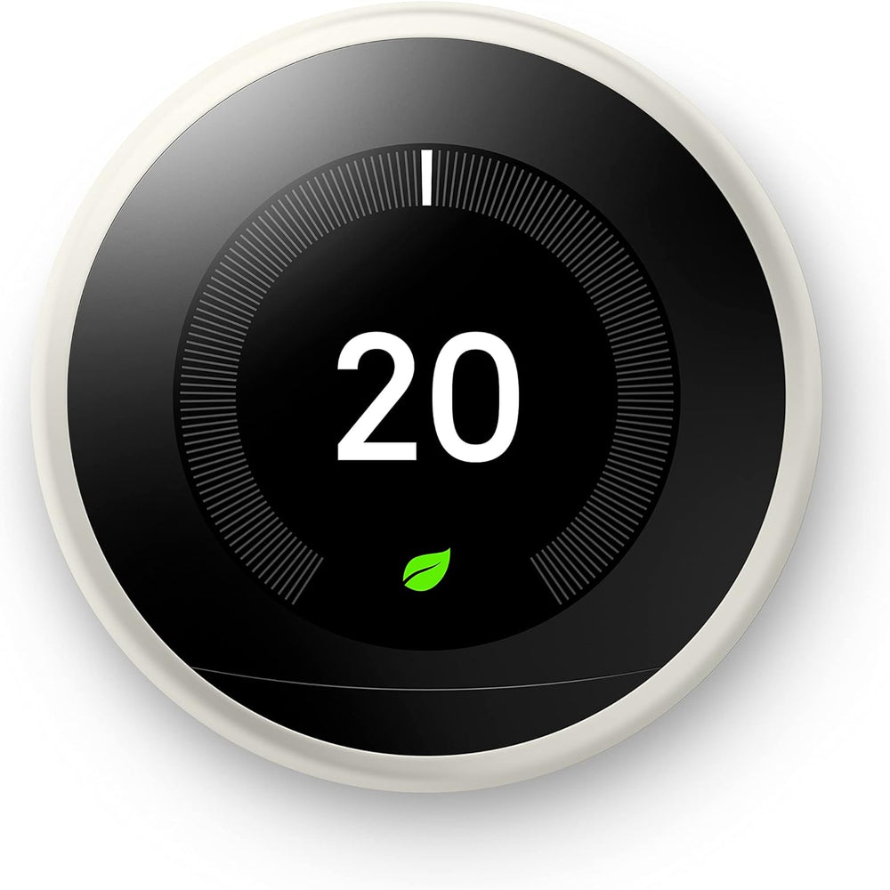 Google Nest Learning Thermostat - Programmable Smart Thermostat for Home - 3rd Generation- Works with Alexa - White Google Nest Learning Thermostat - Programmable Smart Thermostat for Home - 3rd Generation- Works with Alexa - White