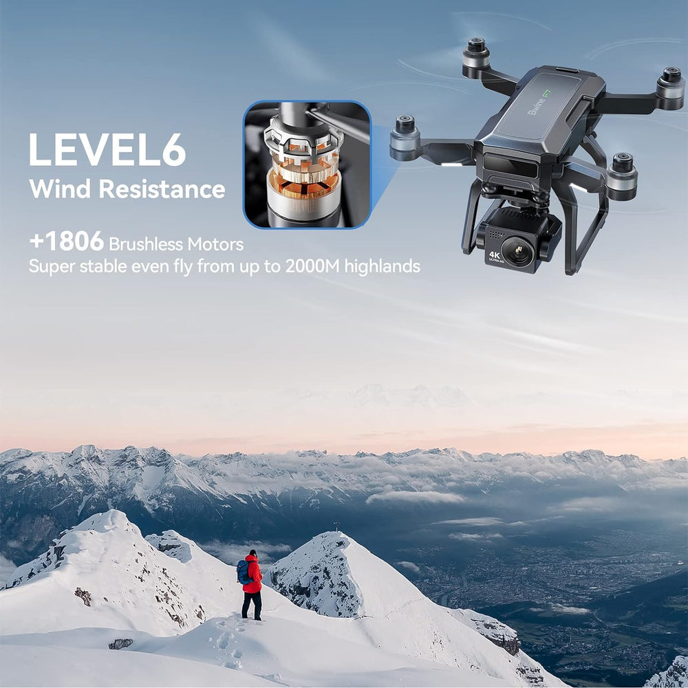 Bwine F7 GPS Camera Professional Drone with FAA Certification Completed for Adults 4K Night Vision, 3-Axis Gimbal, 2 Miles Long Range, 75 Mins Flight Time, with 3 Battery, Auto Return+Follow Me+Fly Around+Beginner Mode Bwine F7 GPS Camera Professional Drone with FAA Certification Completed for Adults 4K Night Vision, 3-Axis Gimbal, 2 Miles Long Range, 75 Mins Flight Time, with 3 Battery, Auto Return+Follow Me+Fly Around+Beginner Mode