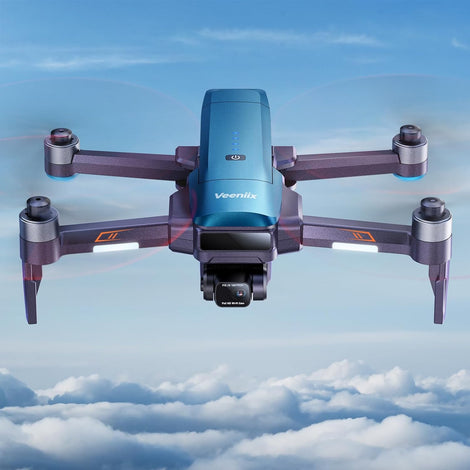 Veeniix V11 Drones with Camera for Adults 4K UHD, 70Min Flight Time, 2-Axis Gimbal & EIS, 9800ft Digital Transmission, GPS Auto Return, FAA Remote ID Compliance, FPV RC Quadcopter with Brushless Motor