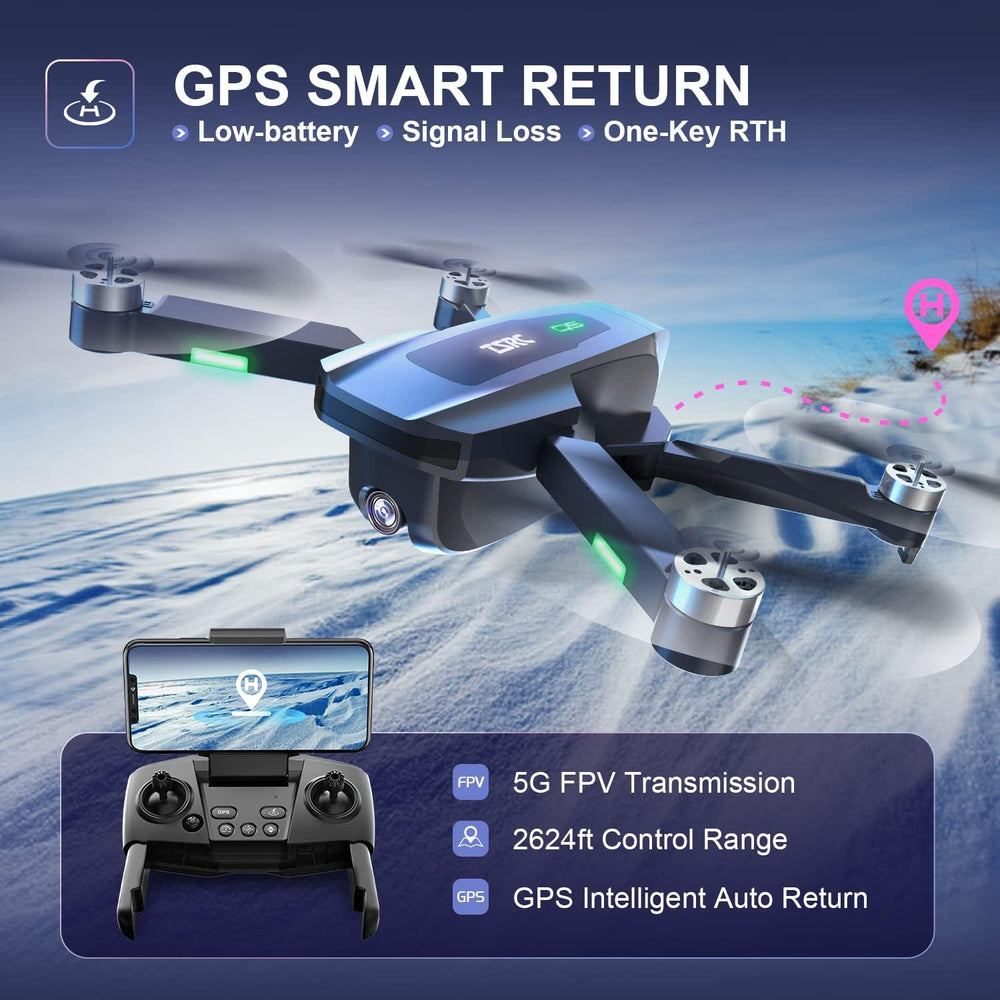 TENSSENX GPS Drone with 4K Camera for Adults, TSRC Q5 RC Quadcopter with Auto Return, Follow Me, Brushless Motor, Circle Fly, Waypoint Fly, Altitude Hold, Headless Mode, 52 Mins Long Flight, Christmas Gifts TENSSENX GPS Drone with 4K Camera for Adults, TSRC Q5 RC Quadcopter with Auto Return, Follow Me, Brushless Motor, Circle Fly, Waypoint Fly, Altitude Hold, Headless Mode, 52 Mins Long Flight, Christmas Gifts
