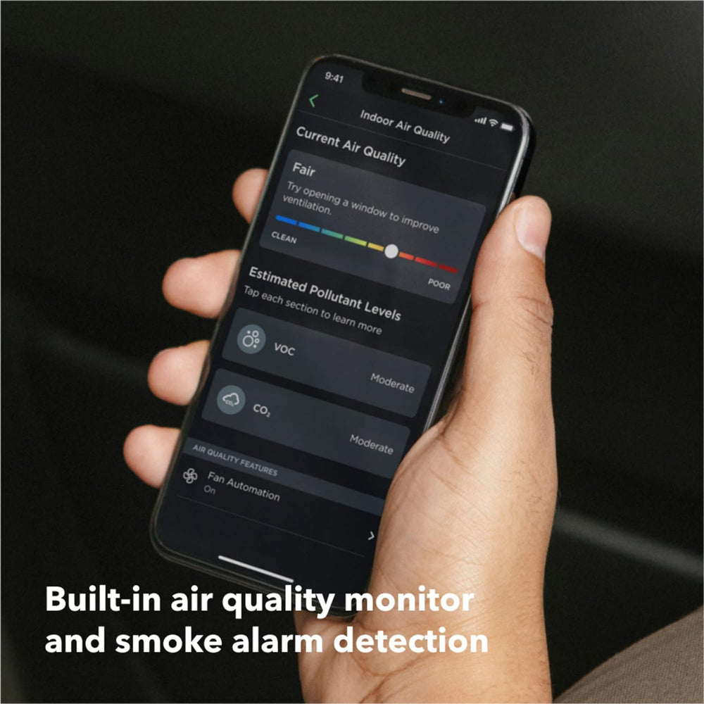 ecobee New Smart Thermostat Premium with Smart Sensor and Air Quality Monitor - Programmable Wifi Thermostat - Works with Siri, Alexa, Google Assistant ecobee New Smart Thermostat Premium with Smart Sensor and Air Quality Monitor - Programmable Wifi Thermostat - Works with Siri, Alexa, Google Assistant