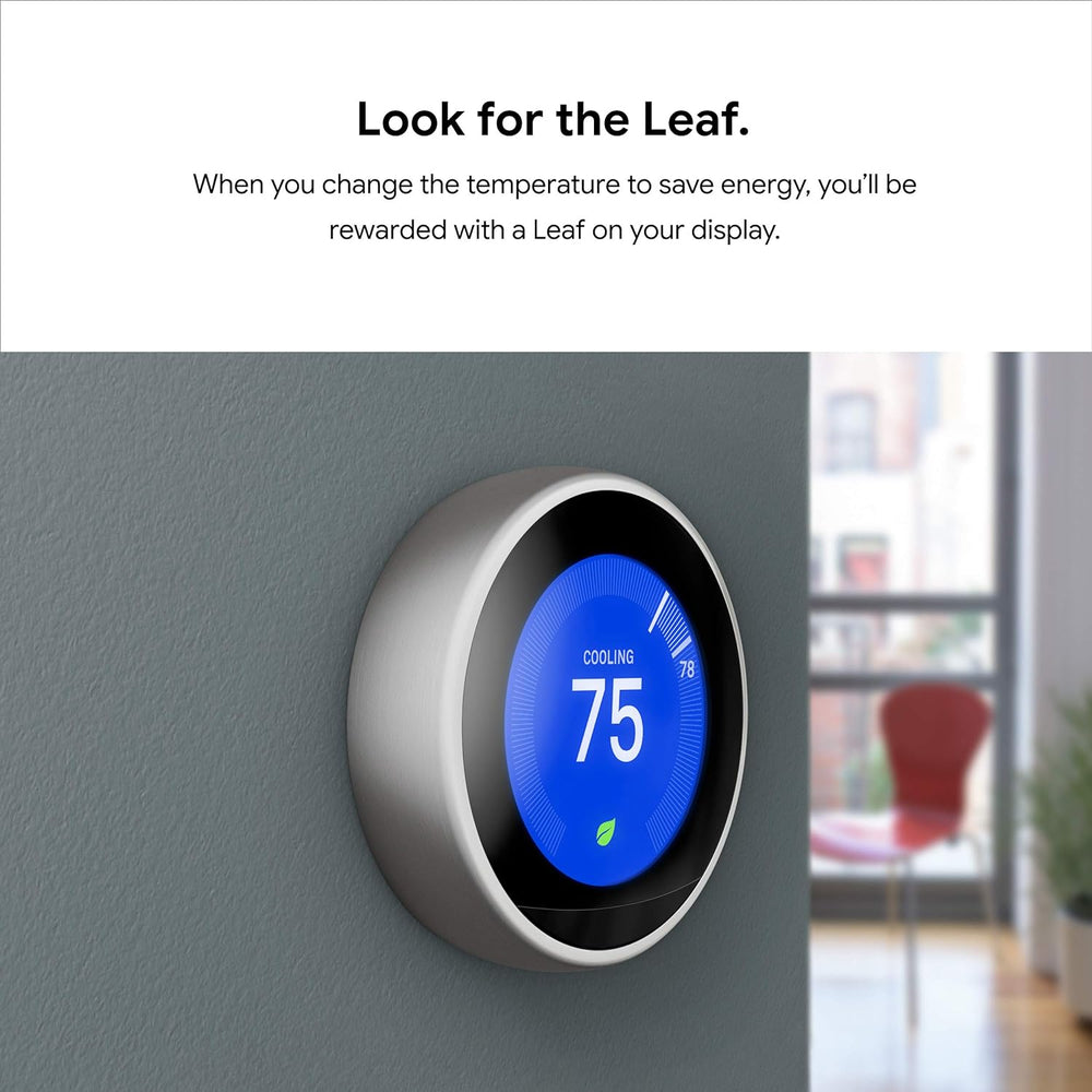 Google Nest Learning Thermostat - Programmable Smart Thermostat for Home - 3rd Generation- Works with Alexa - White Google Nest Learning Thermostat - Programmable Smart Thermostat for Home - 3rd Generation- Works with Alexa - White