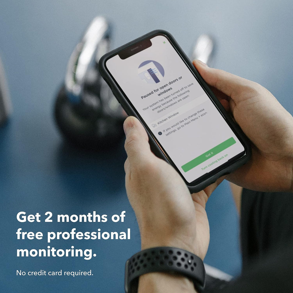 ecobee New Smart Thermostat Premium with Smart Sensor and Air Quality Monitor - Programmable Wifi Thermostat - Works with Siri, Alexa, Google Assistant ecobee New Smart Thermostat Premium with Smart Sensor and Air Quality Monitor - Programmable Wifi Thermostat - Works with Siri, Alexa, Google Assistant