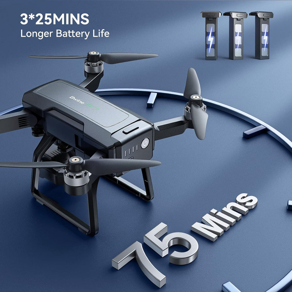 Bwine F7 GPS Camera Professional Drone with FAA Certification Completed for Adults 4K Night Vision, 3-Axis Gimbal, 2 Miles Long Range, 75 Mins Flight Time, with 3 Battery, Auto Return+Follow Me+Fly Around+Beginner Mode Bwine F7 GPS Camera Professional Drone with FAA Certification Completed for Adults 4K Night Vision, 3-Axis Gimbal, 2 Miles Long Range, 75 Mins Flight Time, with 3 Battery, Auto Return+Follow Me+Fly Around+Beginner Mode