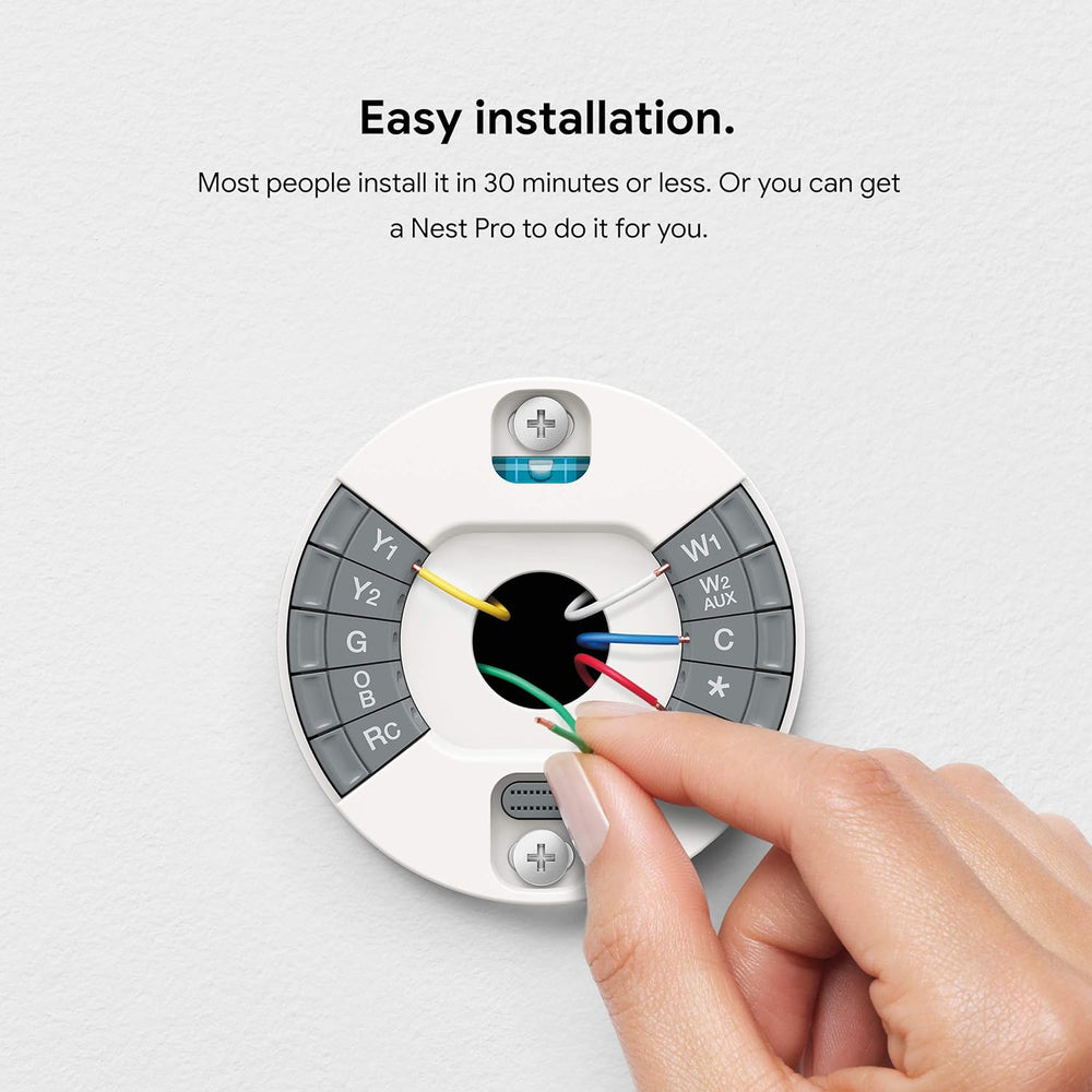 Google Nest Learning Thermostat - Programmable Smart Thermostat for Home - 3rd Generation- Works with Alexa - White Google Nest Learning Thermostat - Programmable Smart Thermostat for Home - 3rd Generation- Works with Alexa - White