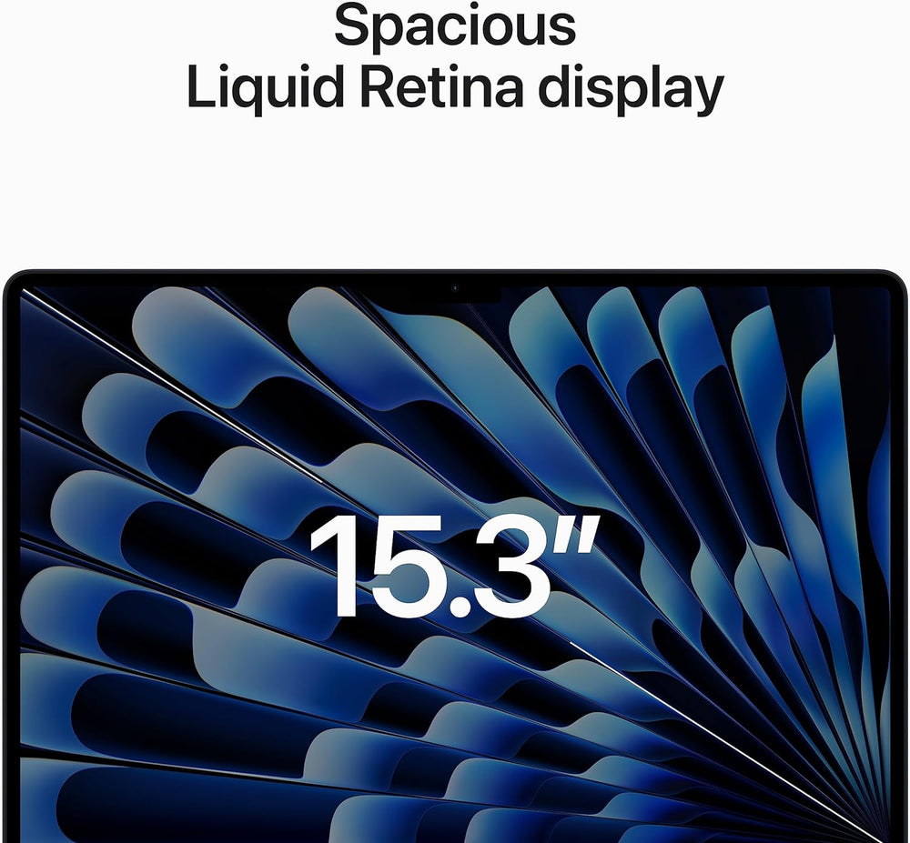 Apple 2023 MacBook Air Laptop with M2 chip: 15.3-inch Liquid Retina Display, 16GB Unified Memory, 1TB SSD Storage, 1080p FaceTime HD Camera, Touch ID. Works with iPhone/iPad; Midnight Apple 2023 MacBook Air Laptop with M2 chip: 15.3-inch Liquid Retina Display, 16GB Unified Memory, 1TB SSD Storage, 1080p FaceTime HD Camera, Touch ID. Works with iPhone/iPad; Midnight