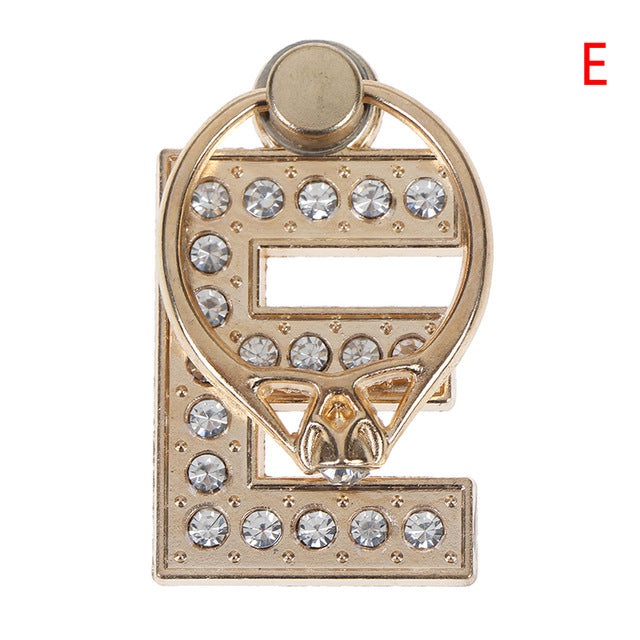 1pc 360 Degree Diamond Metal Letter A-Z Finger Ring Smartphone Stand Holder Mobile Phone Holder For  iPhone 6s 7 8 1pc 360 Degree Diamond Metal Letter A-Z Finger Ring Smartphone Stand Holder Mobile Phone Holder For  iPhone 6s 7 8
