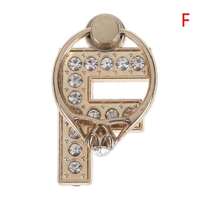 1pc 360 Degree Diamond Metal Letter A-Z Finger Ring Smartphone Stand Holder Mobile Phone Holder For  iPhone 6s 7 8 1pc 360 Degree Diamond Metal Letter A-Z Finger Ring Smartphone Stand Holder Mobile Phone Holder For  iPhone 6s 7 8