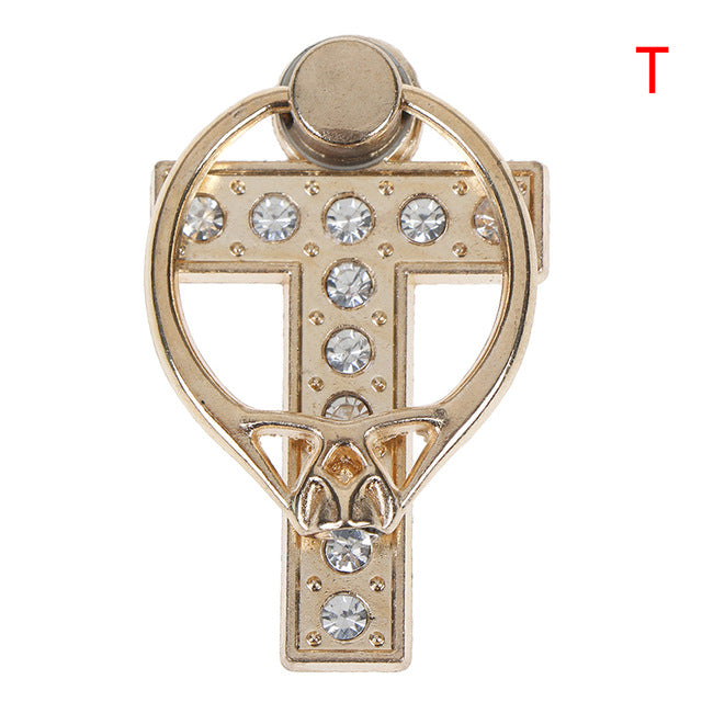 1pc 360 Degree Diamond Metal Letter A-Z Finger Ring Smartphone Stand Holder Mobile Phone Holder For  iPhone 6s 7 8 1pc 360 Degree Diamond Metal Letter A-Z Finger Ring Smartphone Stand Holder Mobile Phone Holder For  iPhone 6s 7 8