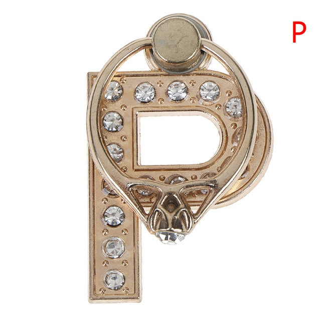 1pc 360 Degree Diamond Metal Letter A-Z Finger Ring Smartphone Stand Holder Mobile Phone Holder For  iPhone 6s 7 8 1pc 360 Degree Diamond Metal Letter A-Z Finger Ring Smartphone Stand Holder Mobile Phone Holder For  iPhone 6s 7 8