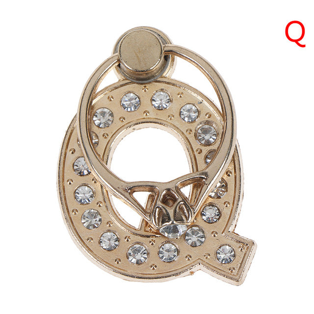 1pc 360 Degree Diamond Metal Letter A-Z Finger Ring Smartphone Stand Holder Mobile Phone Holder For  iPhone 6s 7 8 1pc 360 Degree Diamond Metal Letter A-Z Finger Ring Smartphone Stand Holder Mobile Phone Holder For  iPhone 6s 7 8