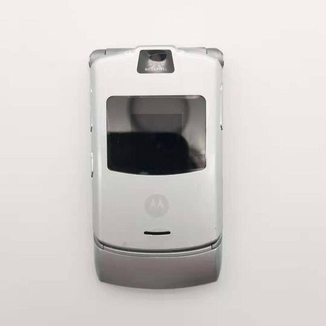 100% Original V3 World Version Flip GSM Quad Band Motorola Razr V3 mobile phone one year warranty Free shipping 100% Original V3 World Version Flip GSM Quad Band Motorola Razr V3 mobile phone one year warranty Free shipping