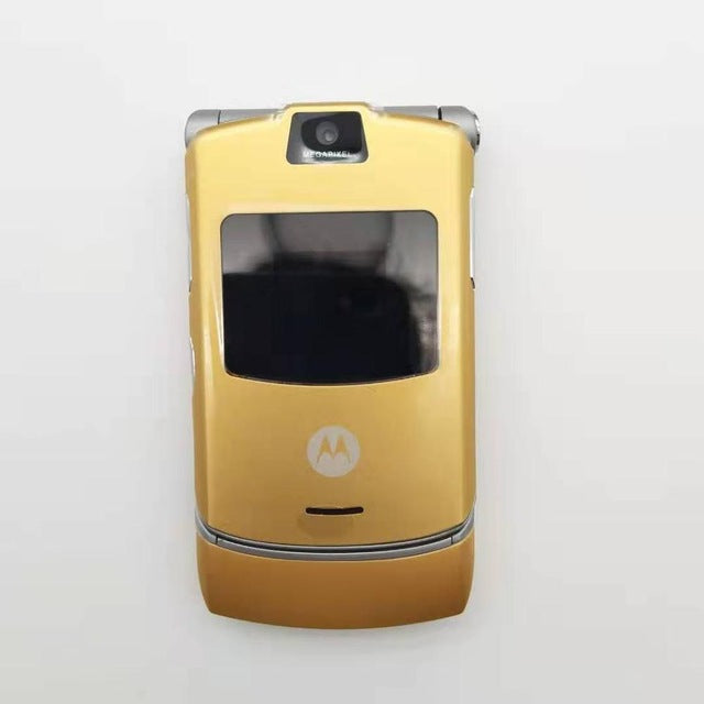 100% Original V3 World Version Flip GSM Quad Band Motorola Razr V3 mobile phone one year warranty Free shipping 100% Original V3 World Version Flip GSM Quad Band Motorola Razr V3 mobile phone one year warranty Free shipping