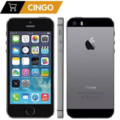 iPhone 5s Factory Unlocked Apple iPhone 5s 16GB 32GB 64GB ROM 8MP iOS  4.0"IPS 8MP WIFI GPS SIRI 4G LTE Mobile Phone