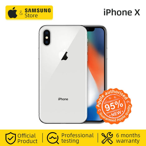 Original Unlocke Apple iPhone X Face ID 64GB / 256GB Hexa Core iOS A11 5.8 inch 12MP Dual Back Camera 4G LTE NFC (Used 95% new)