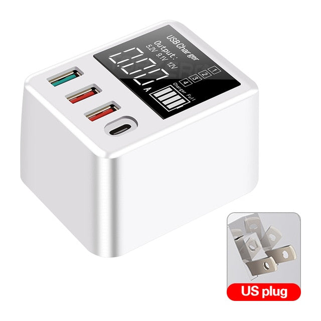 30/40W Quick Charge QC3.0 USB Charger Wall Travel Mobile Phone Adapter Fast Charger USB Charger For iPhone Xiaomi Huawei Samsung 30/40W Quick Charge QC3.0 USB Charger Wall Travel Mobile Phone Adapter Fast Charger USB Charger For iPhone Xiaomi Huawei Samsung