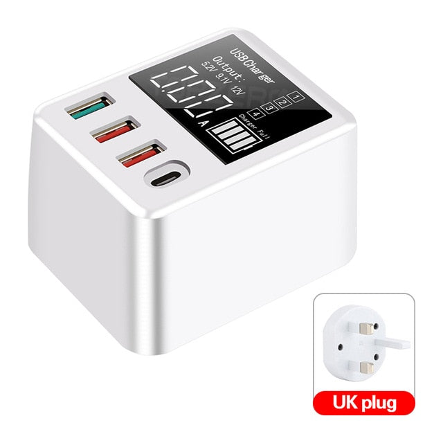 30/40W Quick Charge QC3.0 USB Charger Wall Travel Mobile Phone Adapter Fast Charger USB Charger For iPhone Xiaomi Huawei Samsung 30/40W Quick Charge QC3.0 USB Charger Wall Travel Mobile Phone Adapter Fast Charger USB Charger For iPhone Xiaomi Huawei Samsung