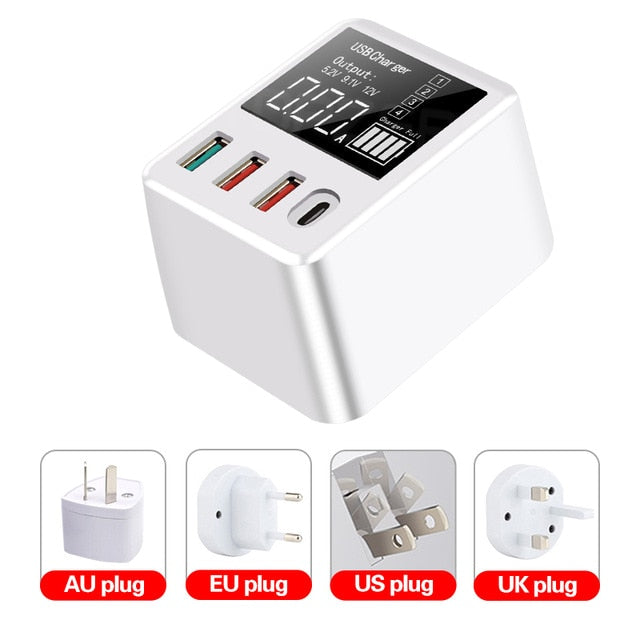 30/40W Quick Charge QC3.0 USB Charger Wall Travel Mobile Phone Adapter Fast Charger USB Charger For iPhone Xiaomi Huawei Samsung 30/40W Quick Charge QC3.0 USB Charger Wall Travel Mobile Phone Adapter Fast Charger USB Charger For iPhone Xiaomi Huawei Samsung