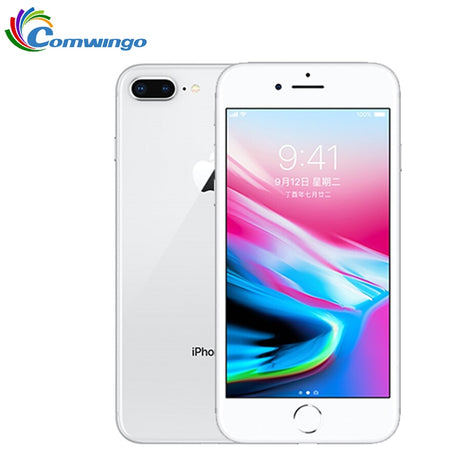 Apple original iphone 8 plus hexa núcleo ios 3 gb ram 64 gb/256 gb rom 2691 mah 5.5 polegada 12mp impressão digital lte telefone móvel