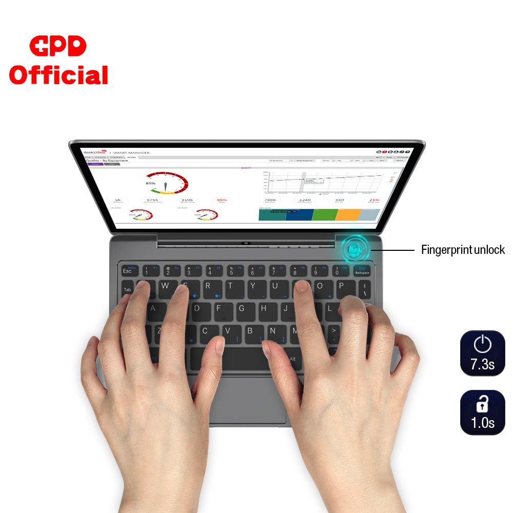 GPD P2 Max Mini Laptop Ultrabook Computer Slim PC Netbook 16GB + 512GB 8.9 Inch IPS Touch Screen Intel Core m3-8100Y  Windows 10 GPD P2 Max Mini Laptop Ultrabook Computer Slim PC Netbook 16GB + 512GB 8.9 Inch IPS Touch Screen Intel Core m3-8100Y  Windows 10