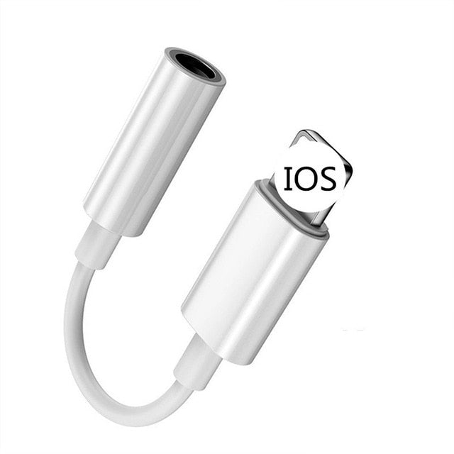 3.5mm Jack Audio Cable Adapter for iPhone X XS Max 8 7 Plus  Earphone Aux Splitter Headphone 12 IOS Syetem Converter Accessories 3.5mm Jack Audio Cable Adapter for iPhone X XS Max 8 7 Plus  Earphone Aux Splitter Headphone 12 IOS Syetem Converter Accessories