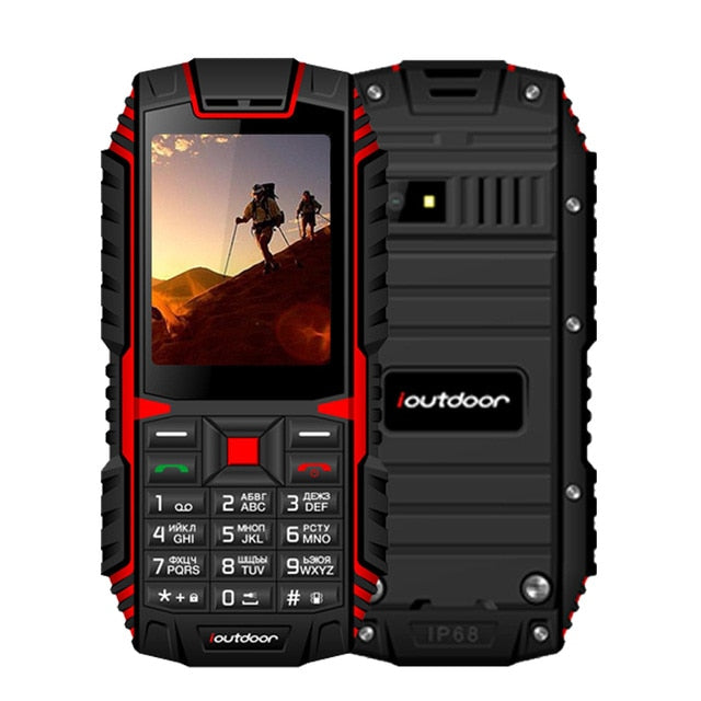 ioutdoor T1 2G Feature Mobile Phone Rugged IP68 Waterproof Phone FM GSM SIM Card Led Flashlight 2MP Russian Keyboard Cellphone ioutdoor T1 2G Feature Mobile Phone Rugged IP68 Waterproof Phone FM GSM SIM Card Led Flashlight 2MP Russian Keyboard Cellphone