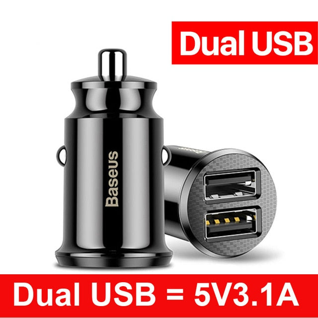 Baseus USB Car Charger Quick Charge 4.0 3.0 QC4.0 QC3.0 QC SCP 5A Type C 30W Fast Car USB Charger For iPhone Xiaomi Mobile Phone Baseus USB Car Charger Quick Charge 4.0 3.0 QC4.0 QC3.0 QC SCP 5A Type C 30W Fast Car USB Charger For iPhone Xiaomi Mobile Phone