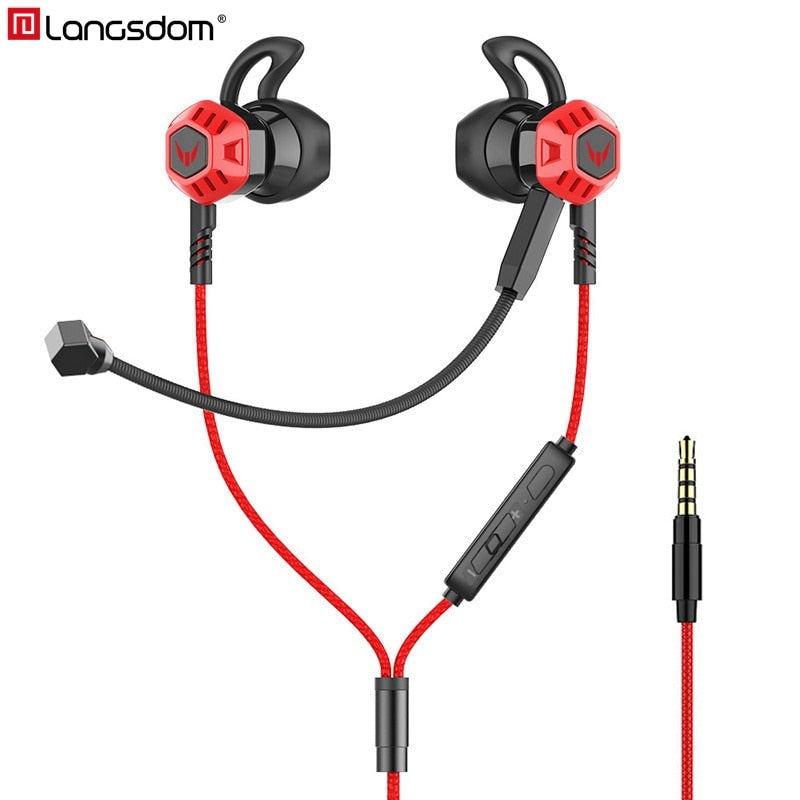 Langsdom G100X Gaming Earphone Headphones With Mic Stereo PUBG Headset Gamer auriculares fone de ouvido for Phone PS4 Switch Langsdom G100X Gaming Earphone Headphones With Mic Stereo PUBG Headset Gamer auriculares fone de ouvido for Phone PS4 Switch