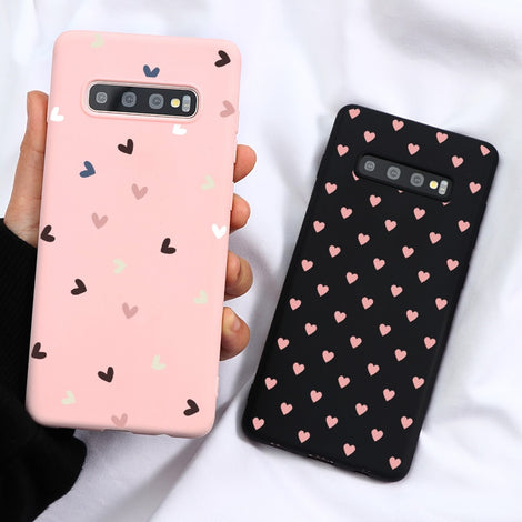 Pink Lovers Case For Samsung Galaxy A31 S20 Ultra S9 S8 S10 Plus S6 S7 Edge Note 8 9 10 Pro A71 A51 A10 A30 A40 A50 A60 A70 Case