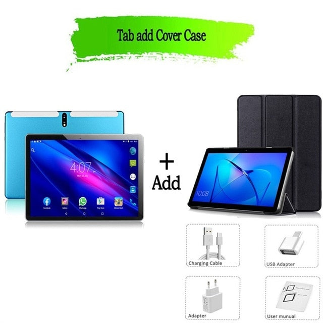 New Tablet Pc 10.1 inch Android 9.0 Tablets Octa Core Google Play 3g 4g LTE Phone Call GPS WiFi Bluetooth Tempered Glass 10 inch New Tablet Pc 10.1 inch Android 9.0 Tablets Octa Core Google Play 3g 4g LTE Phone Call GPS WiFi Bluetooth Tempered Glass 10 inch