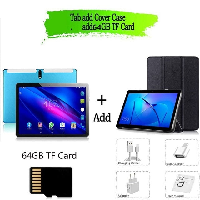 New Tablet Pc 10.1 inch Android 9.0 Tablets Octa Core Google Play 3g 4g LTE Phone Call GPS WiFi Bluetooth Tempered Glass 10 inch New Tablet Pc 10.1 inch Android 9.0 Tablets Octa Core Google Play 3g 4g LTE Phone Call GPS WiFi Bluetooth Tempered Glass 10 inch