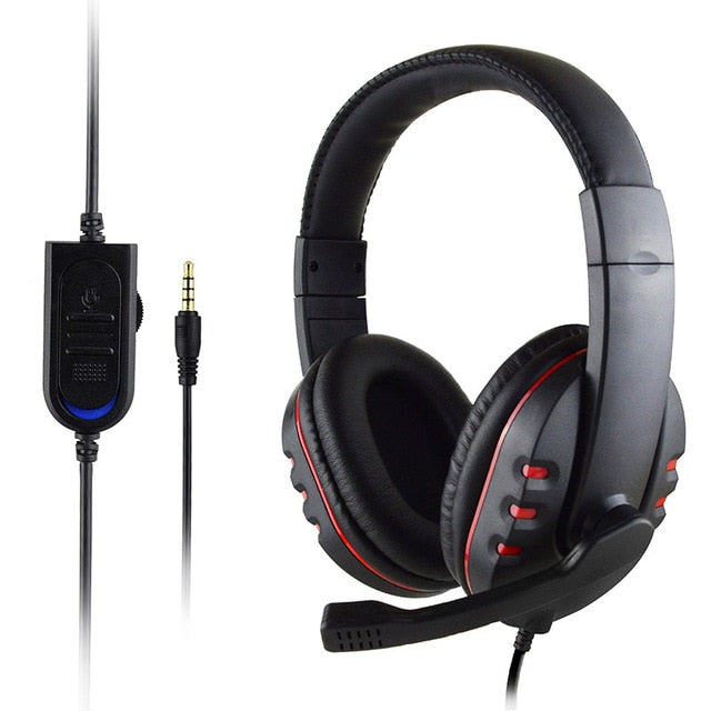 For PS4 Gaming Headset Gamer Wired Headphone with Microphone Music Casque LED Stereo Cascos for New Xbox One Switch Laptop Phone For PS4 Gaming Headset Gamer Wired Headphone with Microphone Music Casque LED Stereo Cascos for New Xbox One Switch Laptop Phone