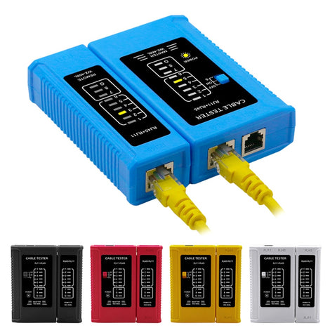 Professional RJ45 Cable lan tester Network Cable Tester RJ45 RJ11 RJ12 CAT5 CAT6 UTP LAN Cable Tester Networking Tool