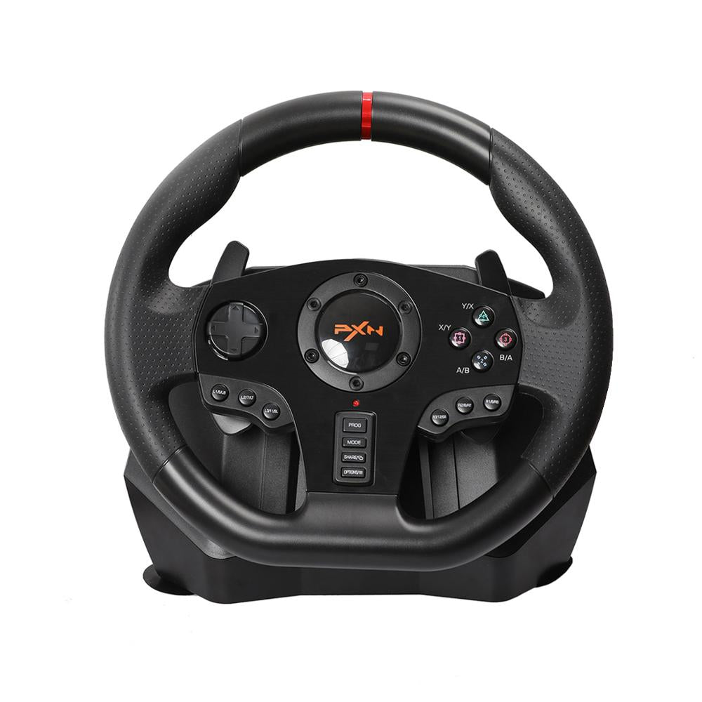 Gaming Steering Wheel Pedal PXN V900 Gamepad Racing Game Steering Wheel Pedal Vibration For PC/PS3/4/Xbox-One/Xbox /Switch 90° Gaming Steering Wheel Pedal PXN V900 Gamepad Racing Game Steering Wheel Pedal Vibration For PC/PS3/4/Xbox-One/Xbox /Switch 90°